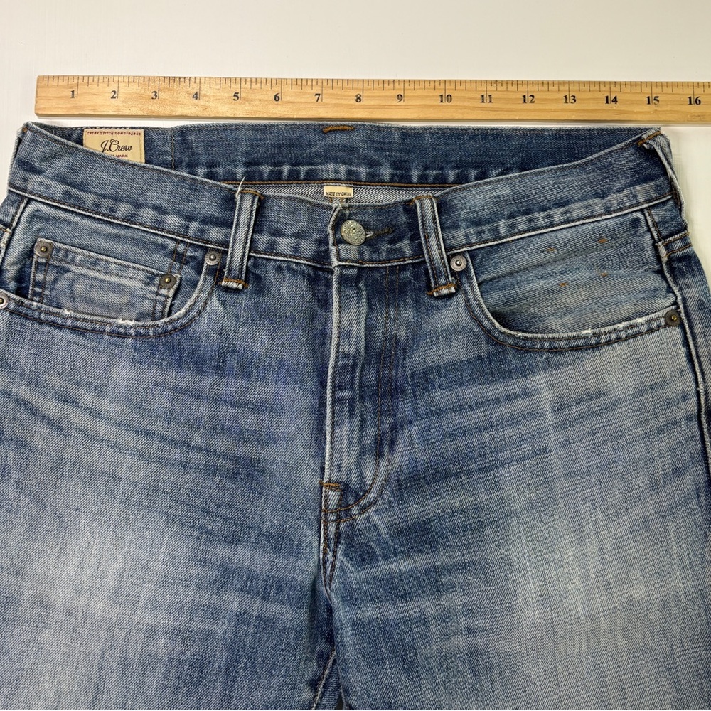 J.Crew 484 Extra Slim Jeans Men’s 30x32 Kaihara Japanese Denim Blue - Picture 4 of 12